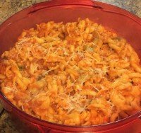 Tomato pasta with vegetables