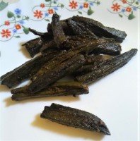 Stuffed Masala Bhindi (Calories per 100 g serving 112)