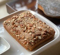 Eggless biscuit cake