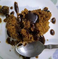 Apple Crumble with Easy Caramel Sauce