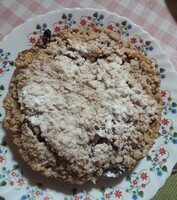 Apple crumble cake