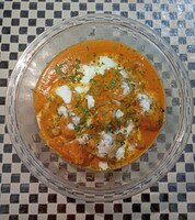 Butter chicken (Calories per 100 g serving 202)