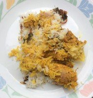 Chicken biryani !