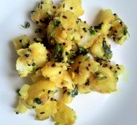 Jeera Aloo (Calories per 150 g serving 150)
